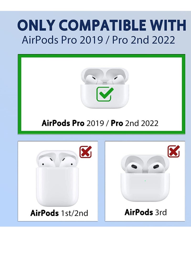 Case Soft Silicone Shockproof Cover for Apple Airpods Pro/Airpods Pro 2 New 3D Cute Cartoon Creative Fun Case Skin with Keychain Design - Image 5
