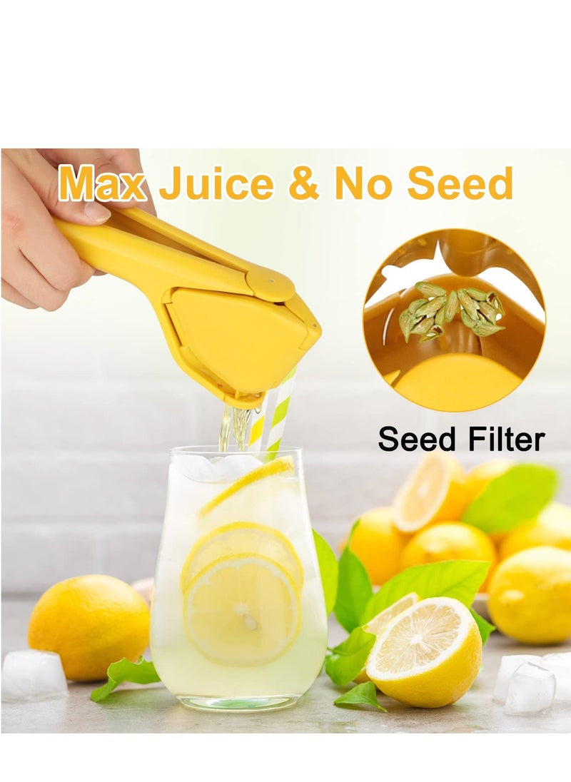 Handheld Lemon and Lime Squeezer, Manual Citrus Juicer, Easy Press Juicer Tool for Fresh Juice, Compact Citrus Press for Home and Bar Use