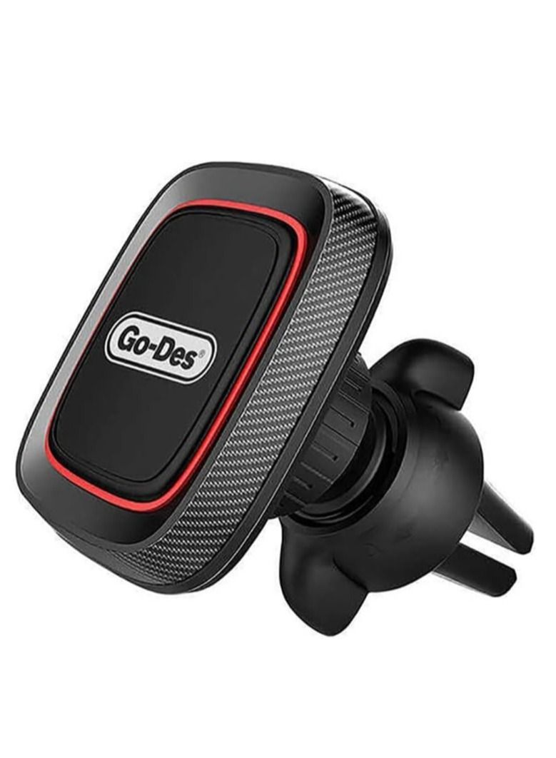 GO-DES HD611 Car Air Vent Magnetic Phone Holder,360 Degree Rotation Mobile Car Mount Compatible with iPhone 13 Mini/iPhone 13/13 Pro / 13 Pro Max - Image 1