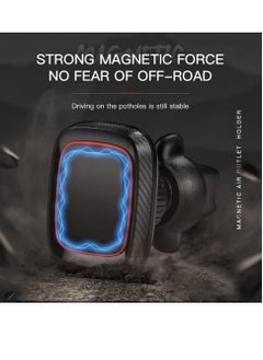GO-DES HD611 Car Air Vent Magnetic Phone Holder,360 Degree Rotation Mobile Car Mount Compatible with iPhone 13 Mini/iPhone 13/13 Pro / 13 Pro Max  - Image 3