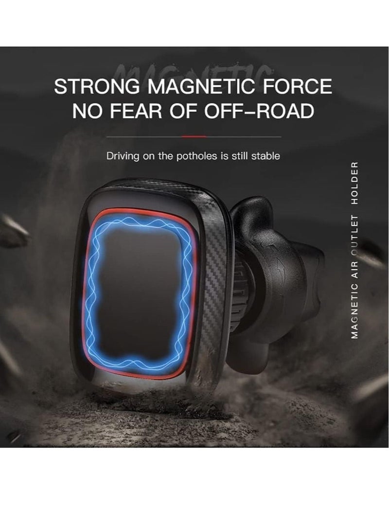 GO-DES HD611 Car Air Vent Magnetic Phone Holder,360 Degree Rotation Mobile Car Mount Compatible with iPhone 13 Mini/iPhone 13/13 Pro / 13 Pro Max - Image 3