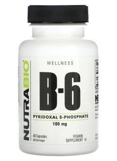 NutraBio B-6 100 mg 60 Capsules 