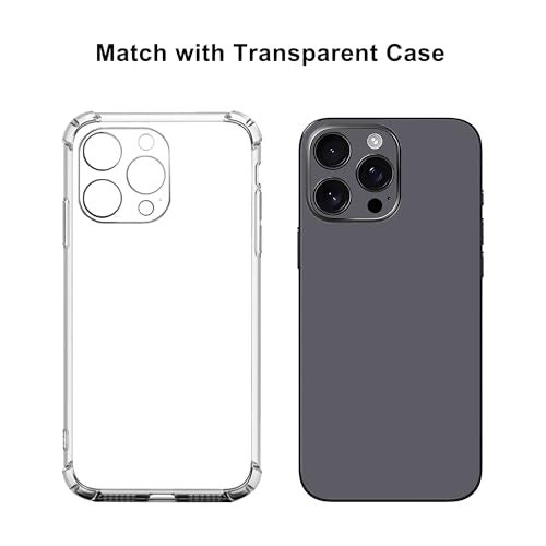 CXWITHY Skin Wrap for iPhone 13/14/15/16/17 Pro Max, Vinyl Decal Sticker Cover Protective Film for Phone Back, Camera, Frame (Grey, 13 Pro Max) - Image 4