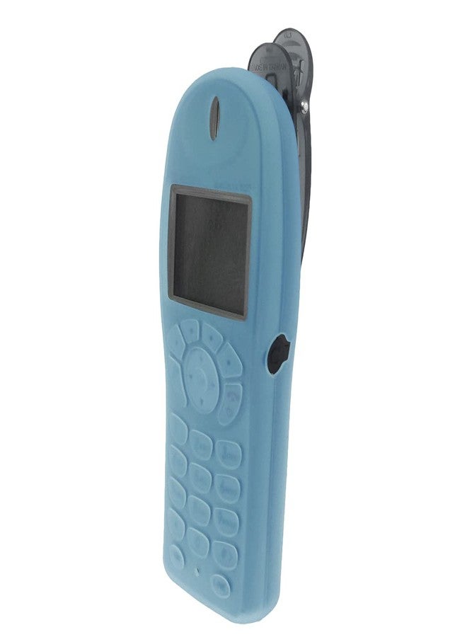 Artisan Power Blue Silicone Gel Case for Polycom | SpectraLink 8020, 6020 and Avaya 3641 | Healthcare Grade Silicone | Belt Clip with Rotating Ratchet | Matches OEM Part Number WTO360 - Image 2