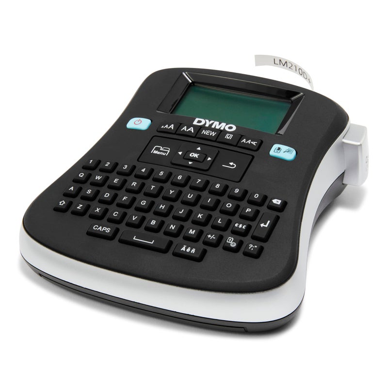 DYMO Desktop Label Maker | LabelManager 210D All-Purpose Portable Label Maker, Easy-to-Use, One-Touch Smart Keys, QWERTY Keyboard, Large Display, For Home & Office Organization - Image 2