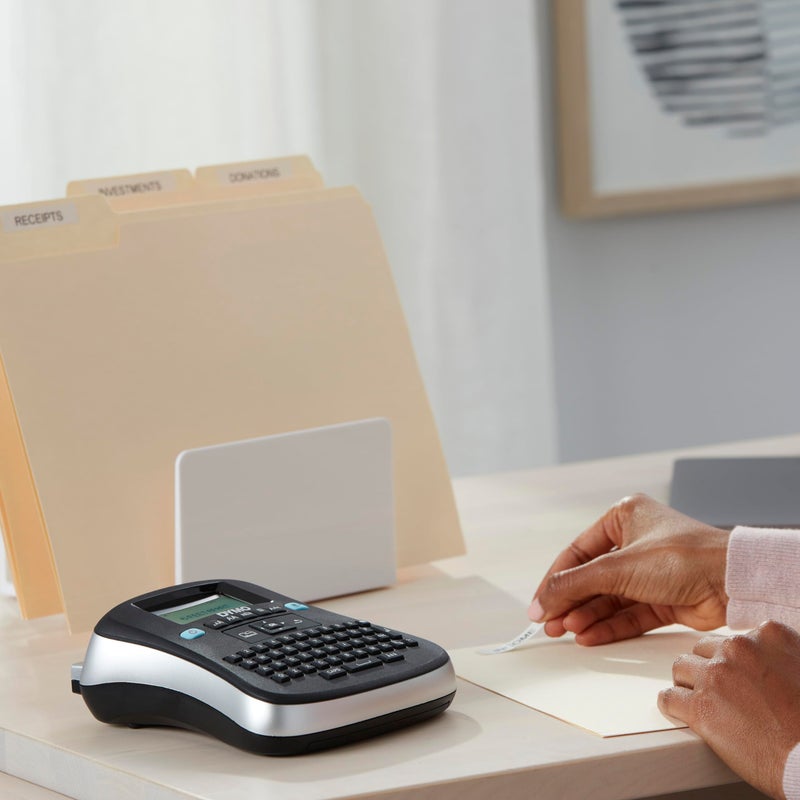 DYMO Desktop Label Maker | LabelManager 210D All-Purpose Portable Label Maker, Easy-to-Use, One-Touch Smart Keys, QWERTY Keyboard, Large Display, For Home & Office Organization - Image 3