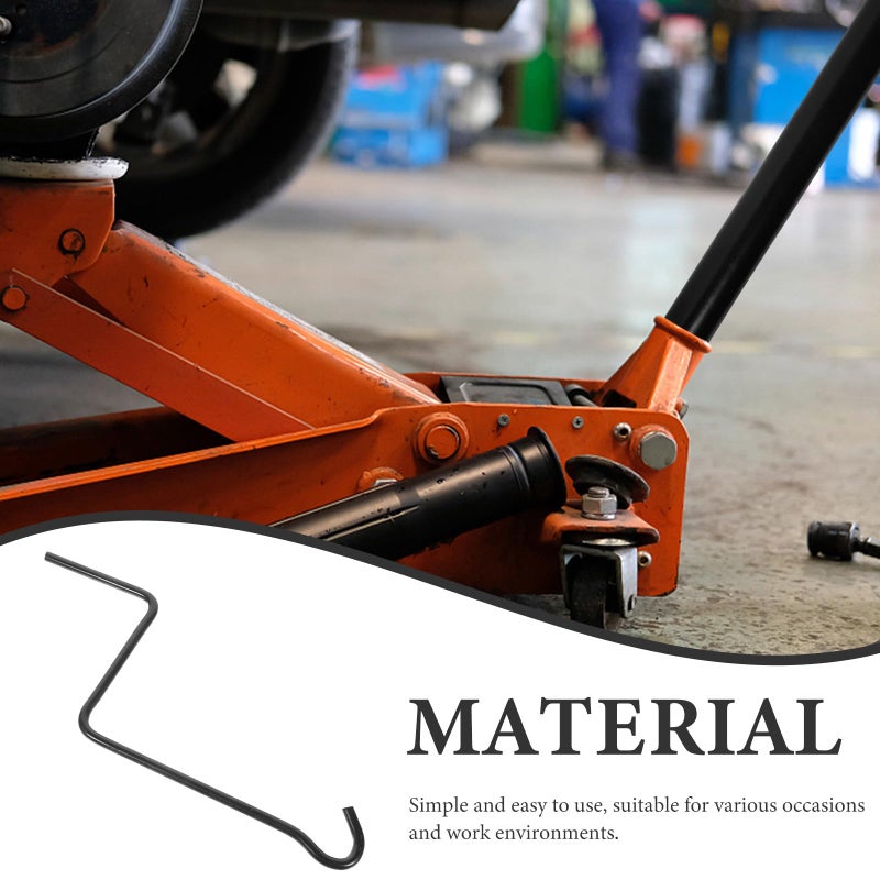 Trailer Jack Handle Crank with Straight Hook Labor Saving Lifting Tool Replacement - Image 4