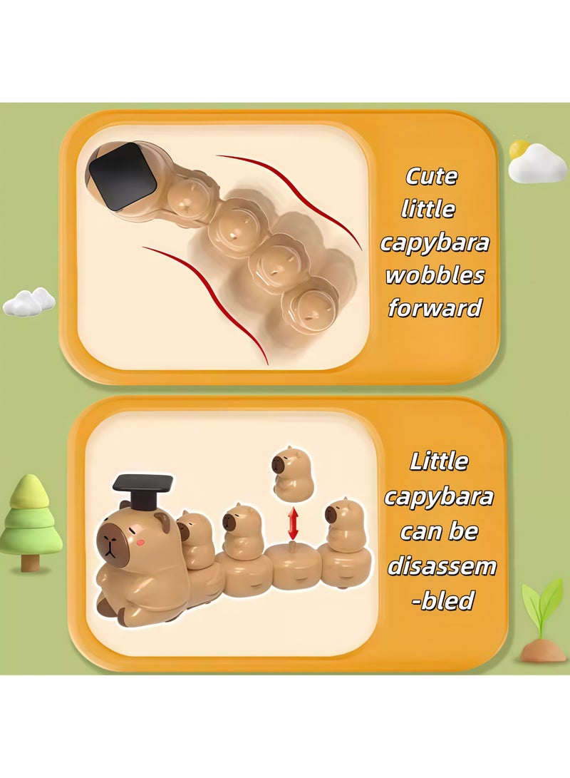 XiuWoo Press and Go Car Toys, For Toddlers 3+, Fun Forest Animal Pressure Car, Baby Animal Racing Cars, Infant Play Vehicle Set, Baby Push Go Friction Car Toys, Cartoon Inertia Car Sliding Toys, Best Gifts for Boys and  Grils - Image 3