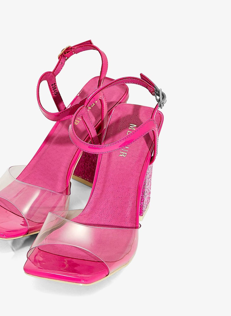 MENBUR Open Toe Strap Sandals - Image 4
