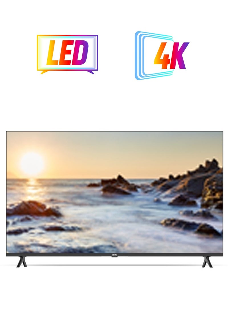 Elista 50 Inch LED Smart Google TV 4K UHD HDR10 - GTV-50UHDELD With Chromecast Built-in, Dolby Audio, Bezel-less Design, Google Assistance, Hands-Free Voice Control  - Image 1