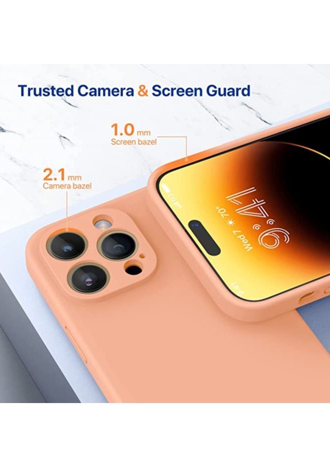 iPhone 14 Pro Max Case, with 2 Pack Screen Protectors,[Upgraded Enhanced Camera Protection],Shockproof Liquid Silicone Case with Microfiber Lining,6.7 inch - Image 4