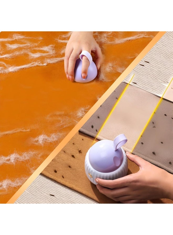 Fabric Shaver Lint Remover – Rechargeable Electric Sweater Defuzzer for Clothes, Furniture, Couch, Blanket, Scarves, Underwear, Fluffy Coats, USB Type-C Charging, Dual-Purpose Fur & Lint Remover - Image 4