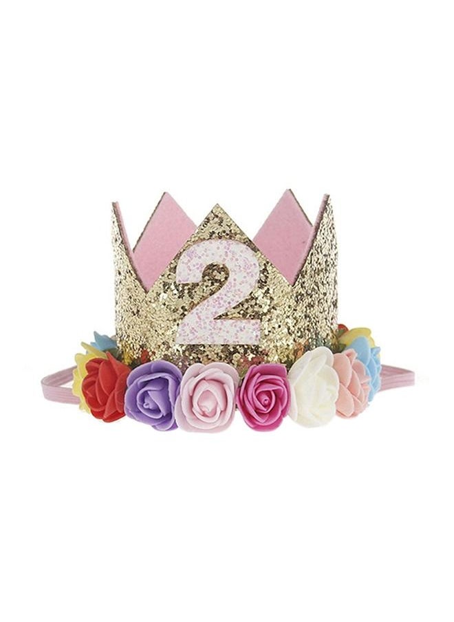 We Happy 2nd Birthday Crown Party Photo Shoot Prop 
