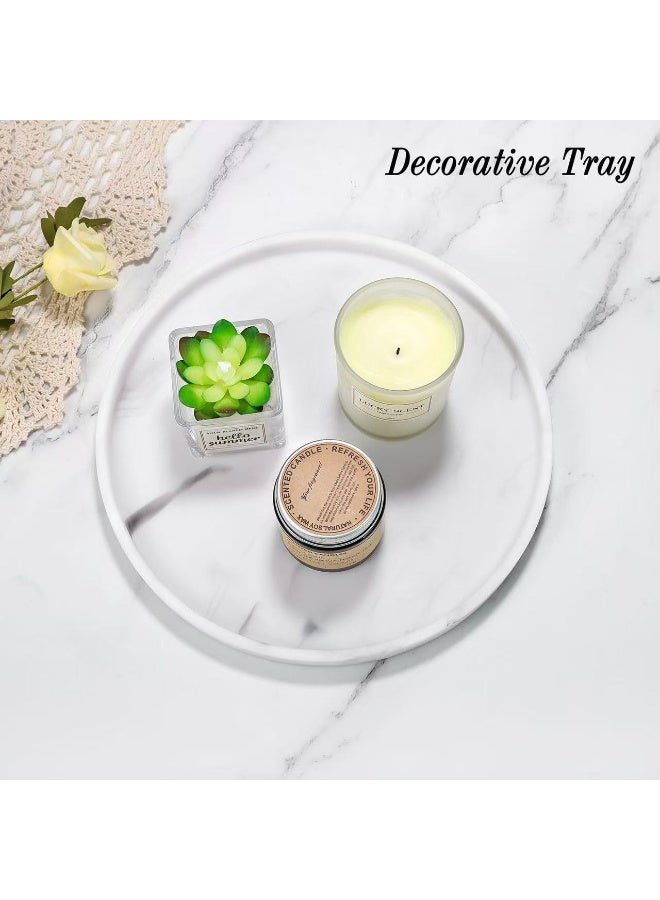 Silicone Round Storage Tray – Waterproof Non-Slip Organizer for Bathroom, Kitchen & Living Room | Desktop Candle & Aroma Holder - Image 3