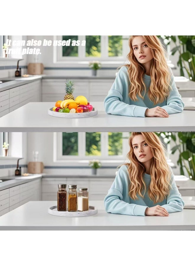 Silicone Round Storage Tray – Waterproof Non-Slip Organizer for Bathroom, Kitchen & Living Room | Desktop Candle & Aroma Holder - Image 4