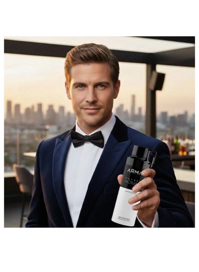 أرماف بخاخ الجسم العطري أوديسي أوم وايت إيديشن للرجال 200 مل - Image 2