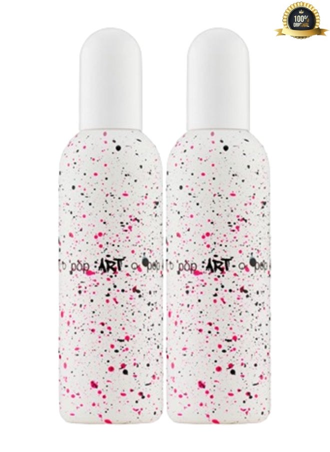 2 Pieces Colour Me Pop Art Perfume 100ML