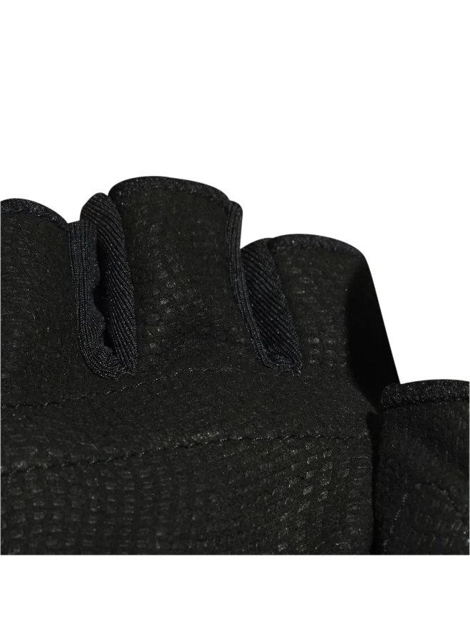 اديداس Adidas Training Glovew Black Training Gloves For Women XS