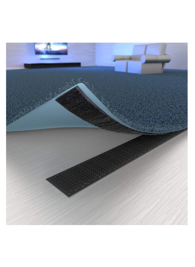 2 Pack Self-Adhesive Hook Loop Tape 20mm x 5m, Versatile & Reusable Solution for Home, Kids' Rooms, and Office Crafts - Image 2