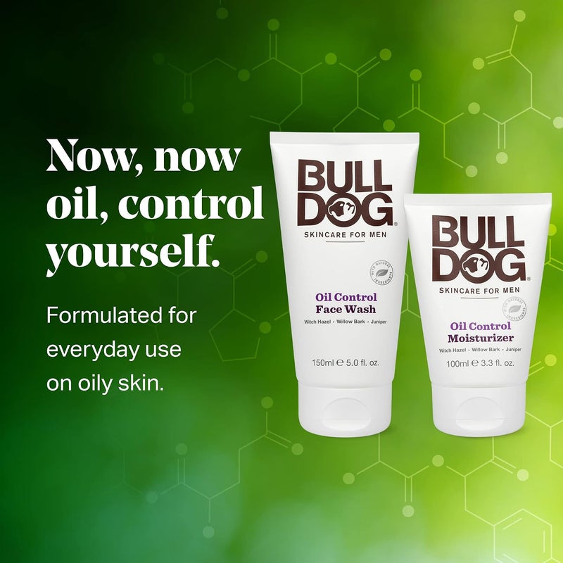 Reliable daily use design BULLDOG Mens Skincare and Grooming Oil Control Starter Kit with Moisturizer and Face Wash, 2 Count General compatible practical design - Image 3