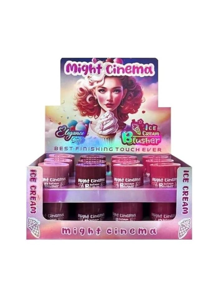 Might Cinema - Might Cinema - Blusher, Ice Cream Blusher Elegance Style, Best Finishing Touch Ever, Model - 4083-103 - Image 1