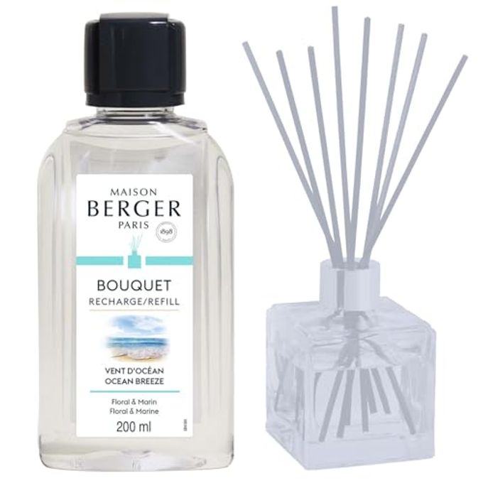 Maison Berger Ocean Breeze Fragrance Refill  200mL Scented Oil for Reed and Ceramic Diffusers Long-Lasting Marine Freshness, Made in France, Safe and Colorant-Free - Image 5