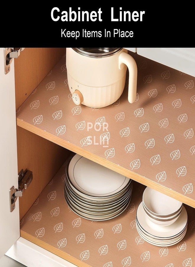 Porslin Non-Slip Cabinet Shelf Liners, 45cm x 5m, Waterproof, Washable, Durable, Transparent, Easy Clean, Food Safe for Kitchen Shelves, Drawers, Fridge Mats, Cupboards, Wardrobe Liners - SL37 - Image 4