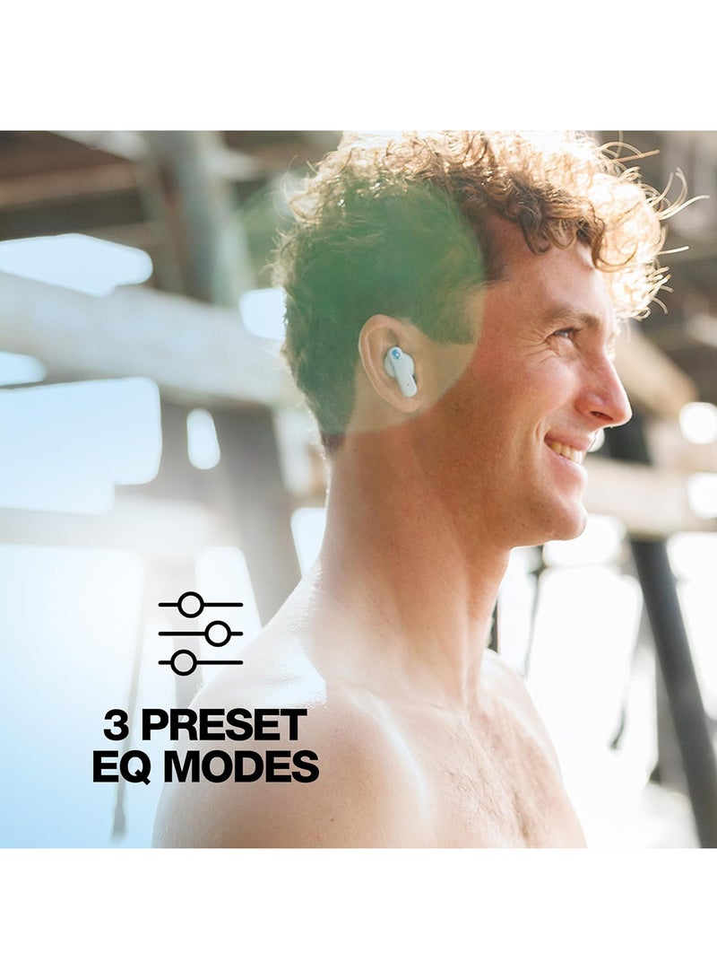 Skullcandy EcoBuds In-Ear Wireless Earbuds, 8 Hr Battery, Battery-Free Charging Case, Microphone, Works With iPhone Android And Bluetooth Devices Glacier - Image 4