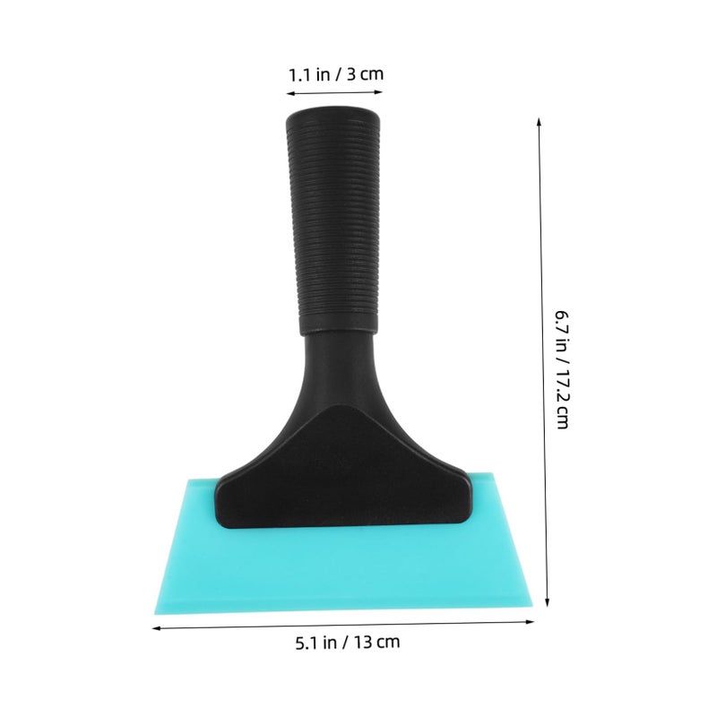 Blue Soft Rubber Squeegee for Car Window Tinting Cleaning Windshield Mirrors Shower - Image 3