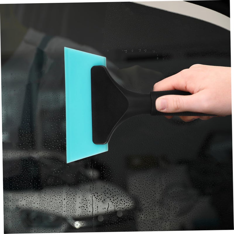Blue Soft Rubber Squeegee for Car Window Tinting Cleaning Windshield Mirrors Shower - Image 5