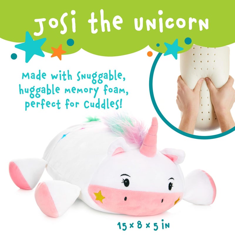 MEMORY MATES MEMORY MATES Josi The Unicorn Pillow Plush 15  Stuffed Animal  - Image 2