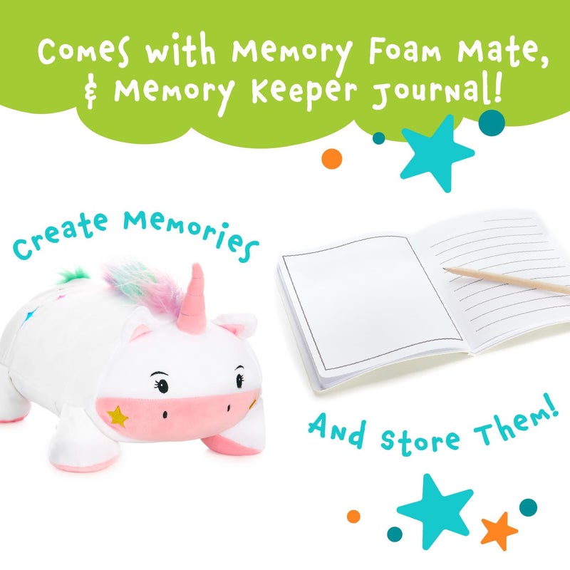 MEMORY MATES MEMORY MATES Josi The Unicorn Pillow Plush 15  Stuffed Animal  - Image 3