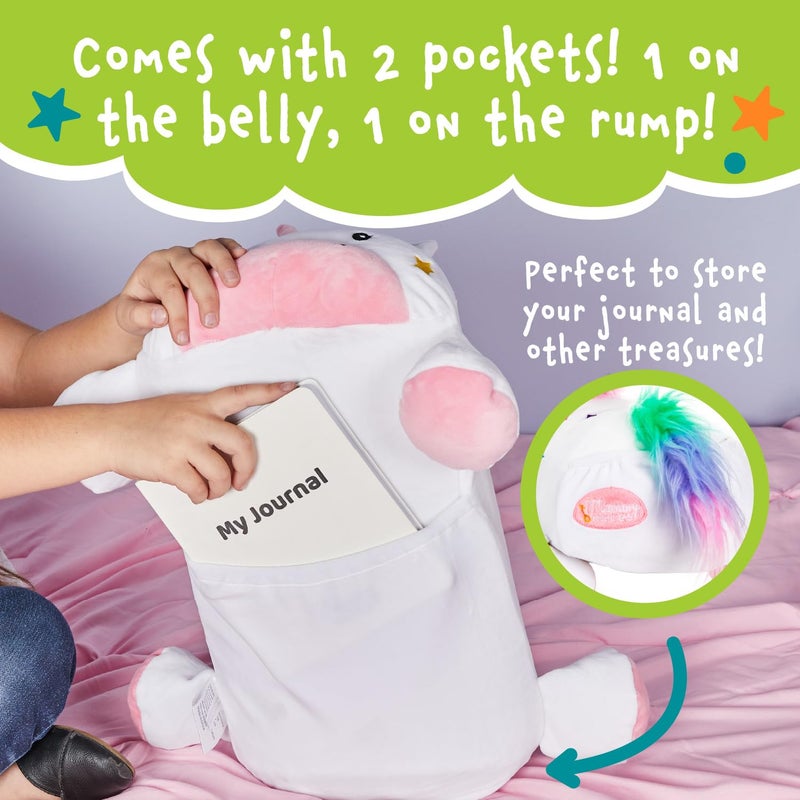 MEMORY MATES MEMORY MATES Josi The Unicorn Pillow Plush 15  Stuffed Animal  - Image 5