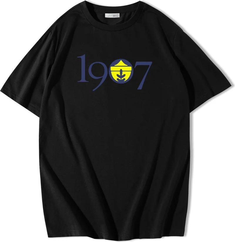 BRZ Collection Unisex Oversize Fenerbahce 1907 Printed T-Shirt