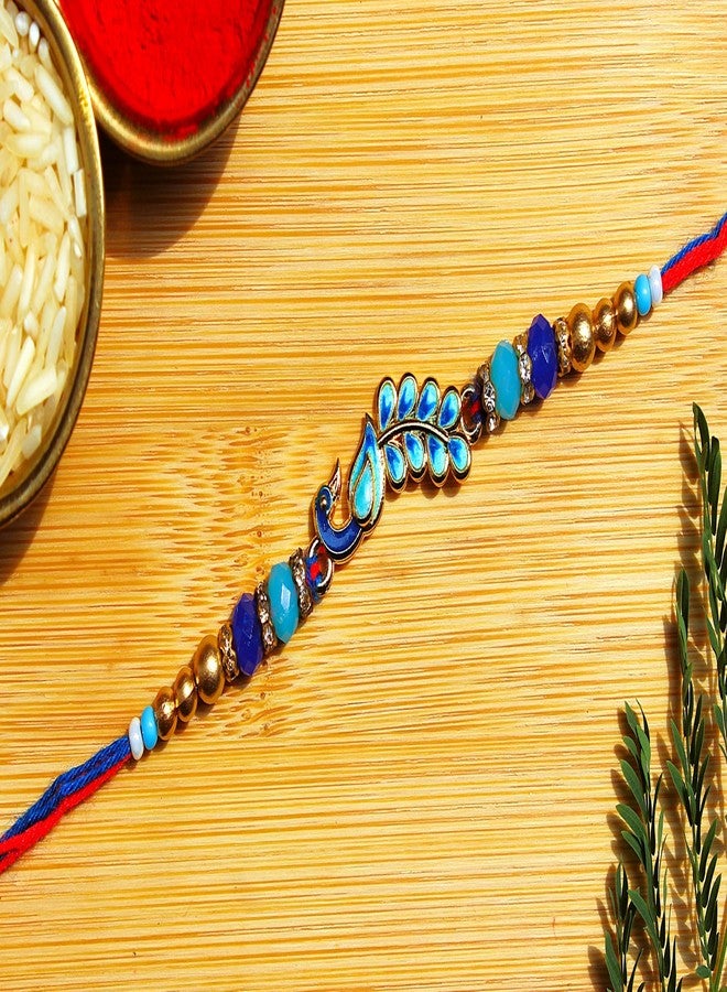BANDHAN راخي باندان الأنيق بتصميم الطاووس وذيله الجميل | راخي بلمسة ثقافية - Image 3