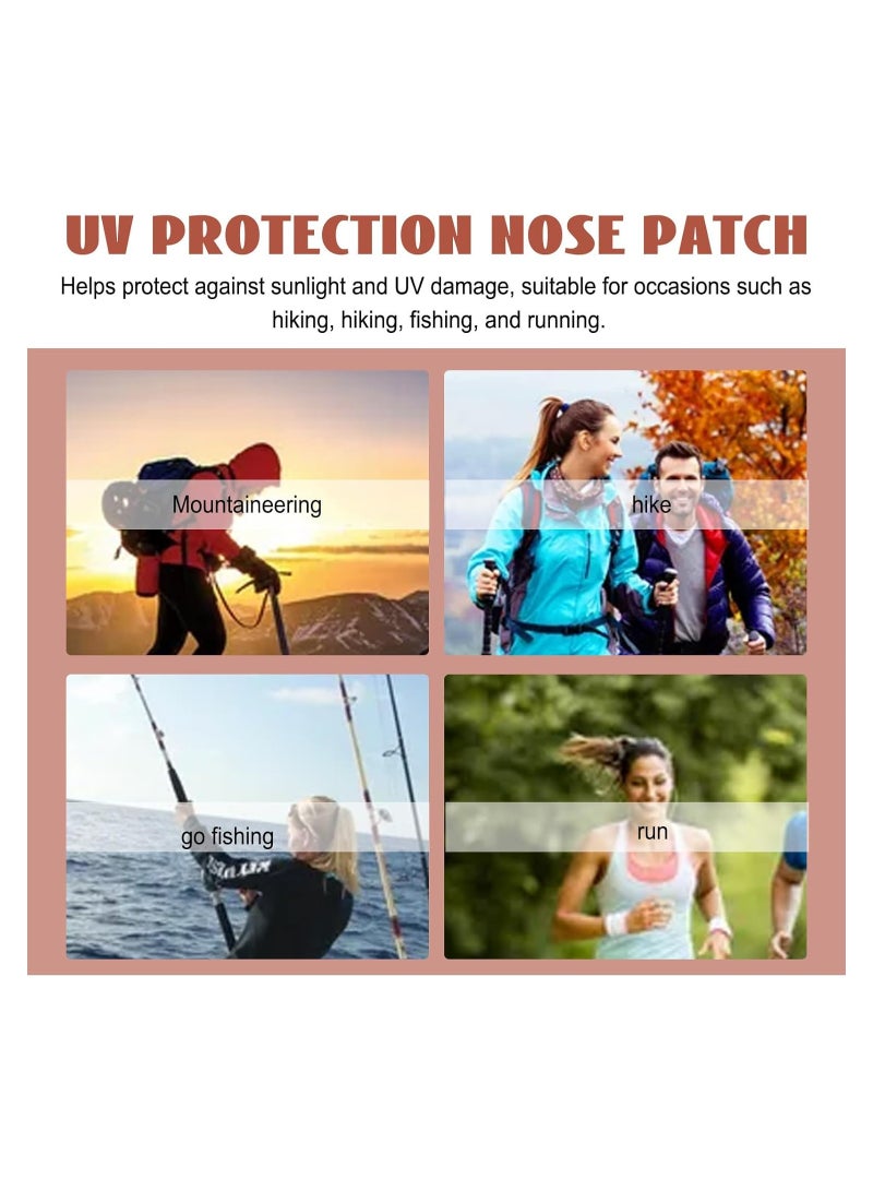 Sun Protection Nose Patch, Sunblock Guard Nose Cover UV Stickers, UV Protection Nose Cover For Men Women, Sports Tanning Outdoor Sun Protection Nose Patch, For Sunscreen Golf Nose Bandage(1 Pack)