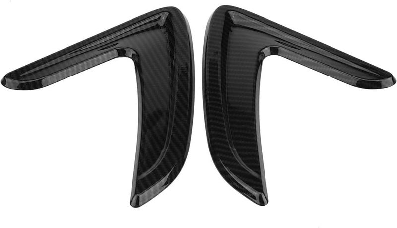 klarako Car Side Air Vent Cover Trim Fender Sticker for 3 Series F30 2012klarako 2016(Charcoal) - Image 4