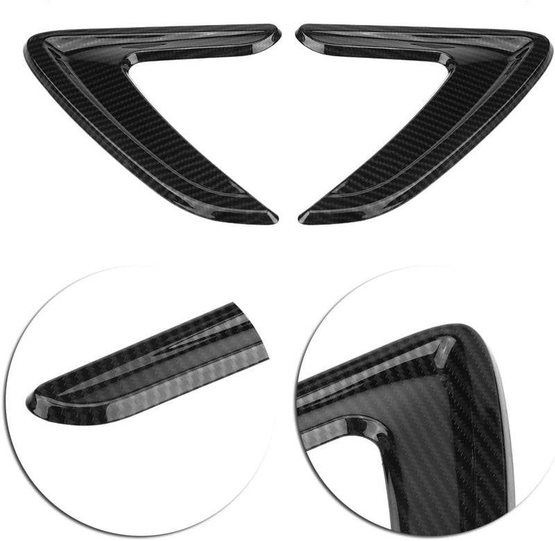 klarako Car Side Air Vent Cover Trim Fender Sticker for 3 Series F30 2012klarako 2016(Charcoal) - Image 2