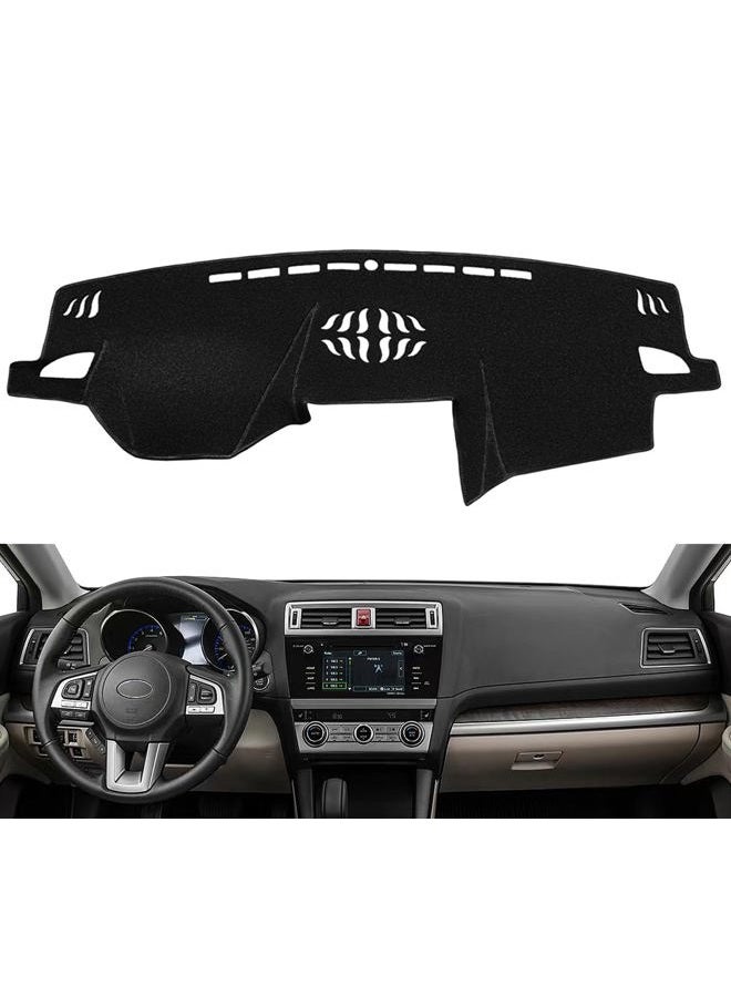 Yiz Dashboard Cover Dash Cover Mat Pad Custom Fit for Subaru Outback Legacy 2015 2016 2017 2018 2019 (15-19 Black) Z06 - Image 2