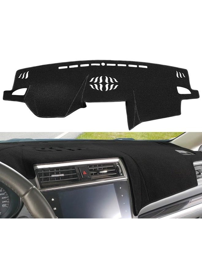 Yiz Dashboard Cover Dash Cover Mat Pad Custom Fit for Subaru Outback Legacy 2015 2016 2017 2018 2019 (15-19 Black) Z06 - Image 1