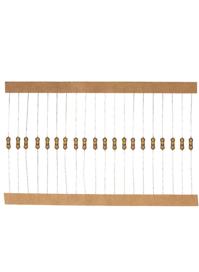 NIBEMINENT 1500-Piece 75 Values Carbon Film Resistors Assortment Kit Electronic Components Multicolour - Image 3