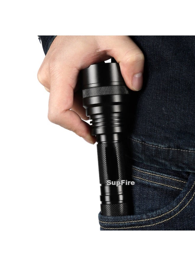 SupFire C8-Gts High-Intensity Flashlight, Ultra-Bright, Long-Lasting, Outdoor, Compact, Mini, Household Emergency Light, Portable - Image 4