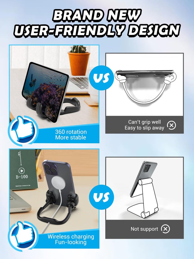 CALDEVER Easter Basket Stuffers for Teens Boys Girls Adults Gifts: Thumbs Up Lazy Phone Stand Cell Phone Holder for Desk Kids Teenage Men Women Funny Cool Gadget Stocking Stuffers Ideas Essentials Easter Gifts - Image 5