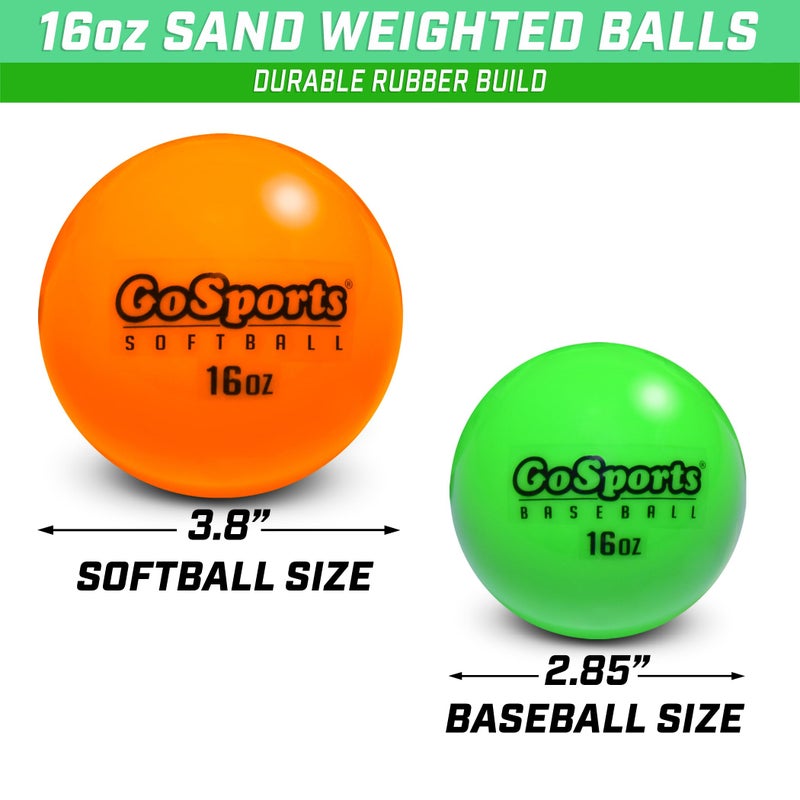 GoSports 2.8 inch Weighted Training Baseballs - Hitting & Pitching Training for All Skill Levels - Improve Power and Mechanics - Image 3