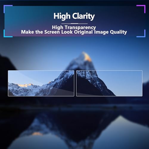 SXCY for 2025 Hyundai Tucson Screen Protector 12.3 Inch for 2025 Hyundai Tucson Accessories Navigation&Instrument Curved Screen[4PCS Apart Nano] - Image 2