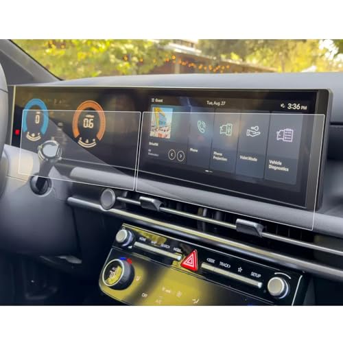 SXCY for 2025 Hyundai Tucson Screen Protector 12.3 Inch for 2025 Hyundai Tucson Accessories Navigation&Instrument Curved Screen[4PCS Apart Nano] - Image 1