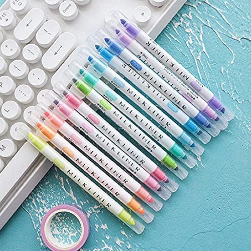 Bleed-Proof Pastel Highlighters - No Bleed Gel Highlighters for School Office Study - Image 5
