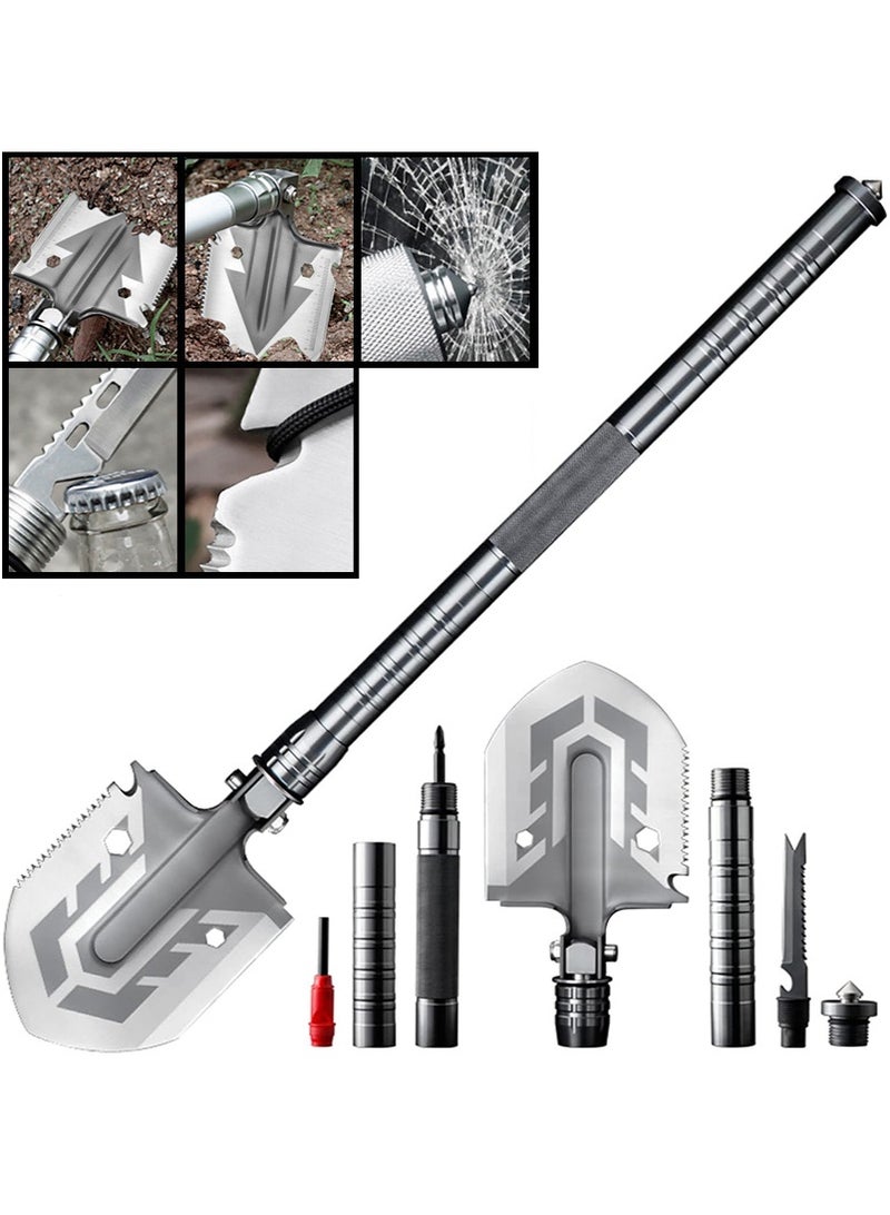 تابيت مجرفة عسكرية متعددة الوظائف ، مجرفة في الهواء الطلق قابلة للطي معدات التخييم المحمولة للبقاء على قيد الحياة مجرفة عسكرية - Image 1