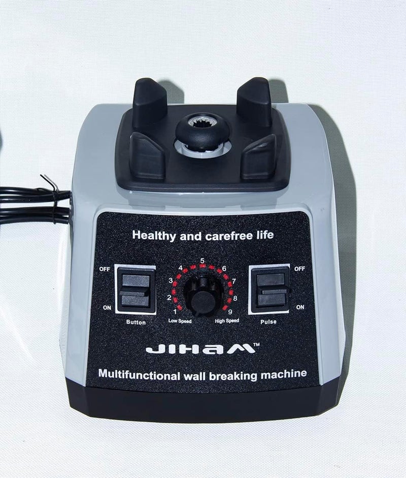 JIHAM Professional Heavy Duty Commercial Mixer Juicer Speed Grinder Ice Blender Gray/Red 32011EJ - Image 3