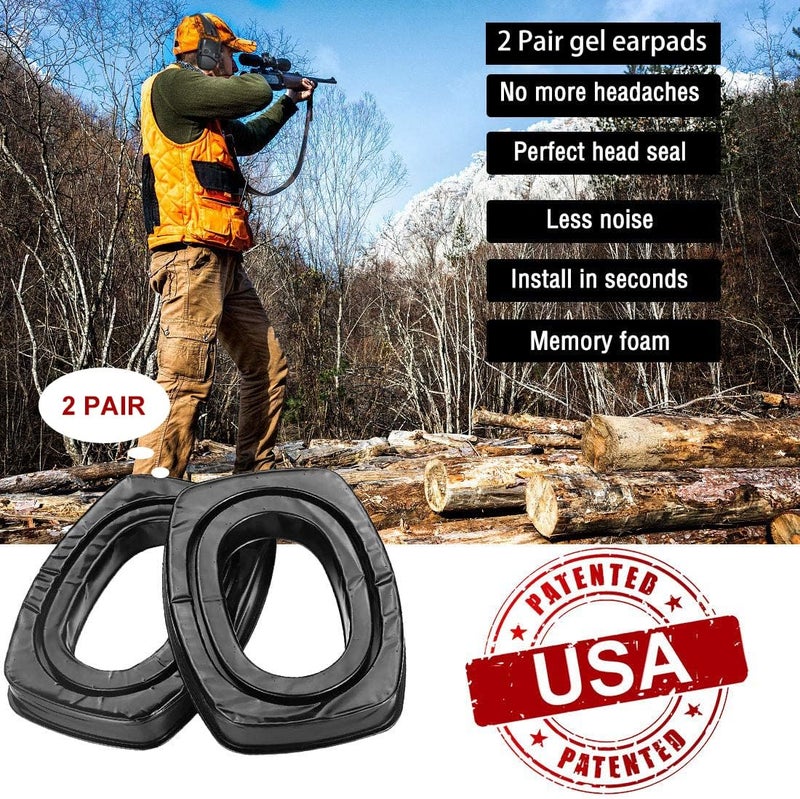 PROHEAR GEP02 2 Pair Gel Ear Pads for Howard Leight by Honeywell Impact Sport Pro Sync Leightning Earmuffs - Image 2